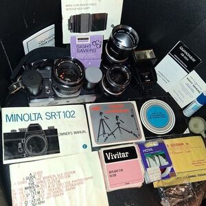 Minolta SR-T 102 Black Digital Camera Kit
